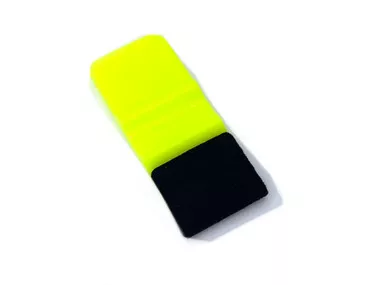 1.25" Yellow Flex Card