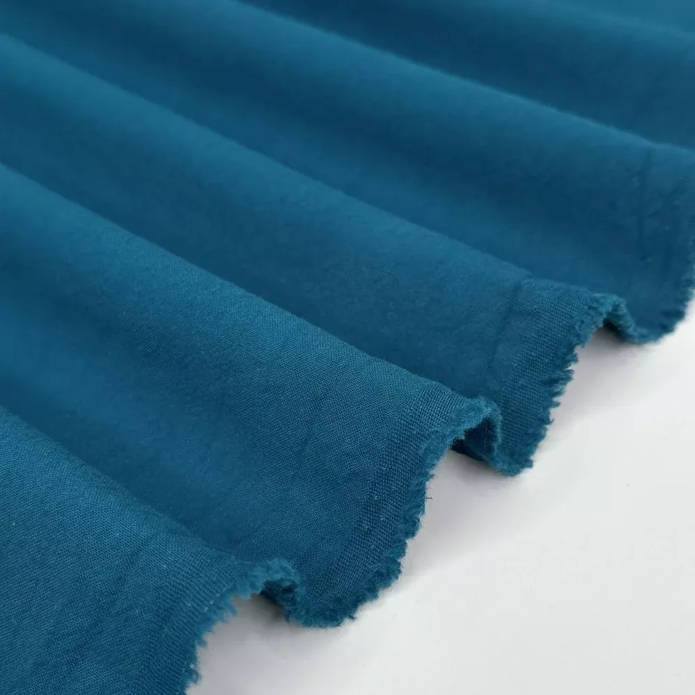 1.9 MTR REMNANT 4.7oz Sandwashed Cotton - Bluestone