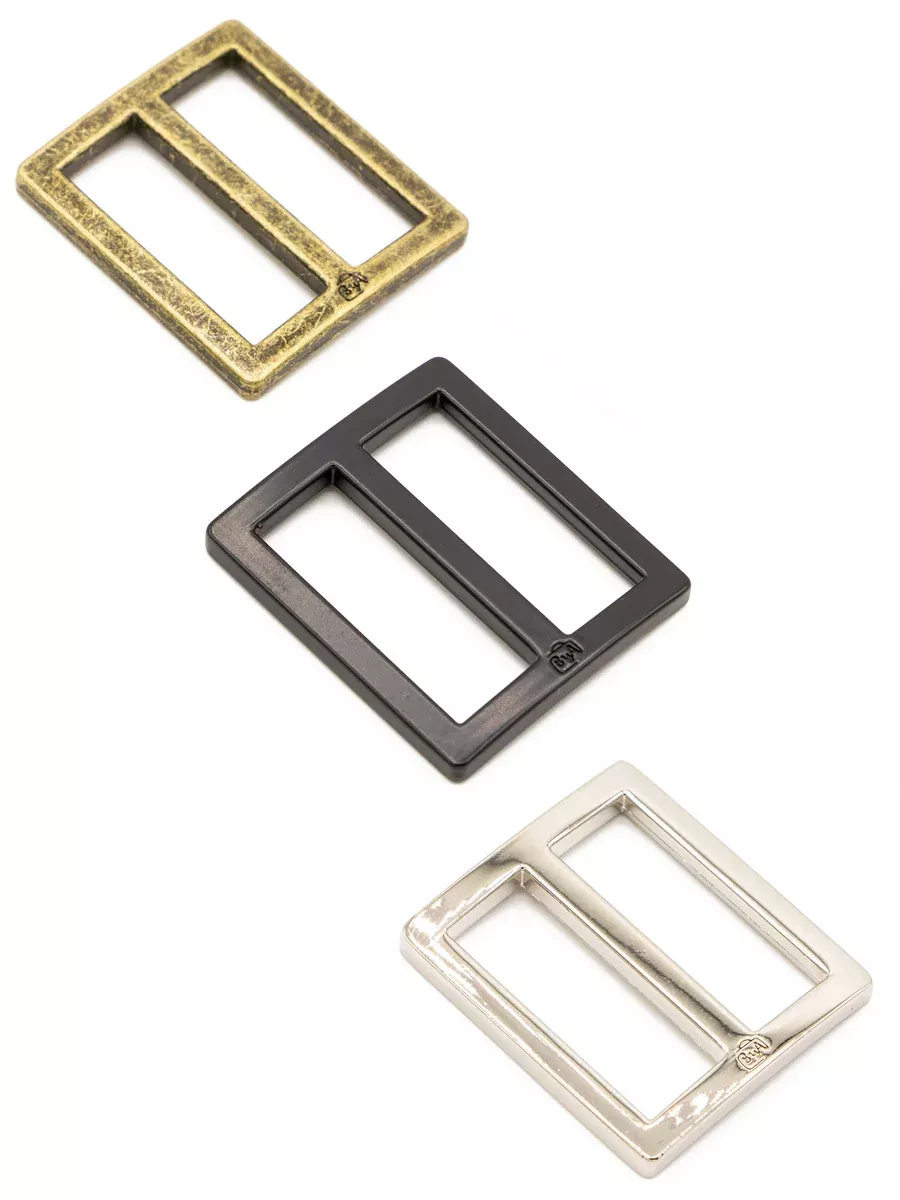 1" Black - Slider, Set of Two