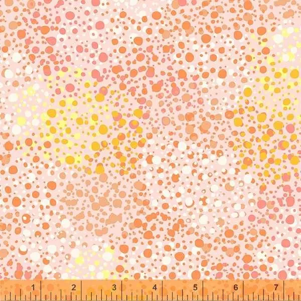 108" Quilt Back - Splatter Dot - Peach