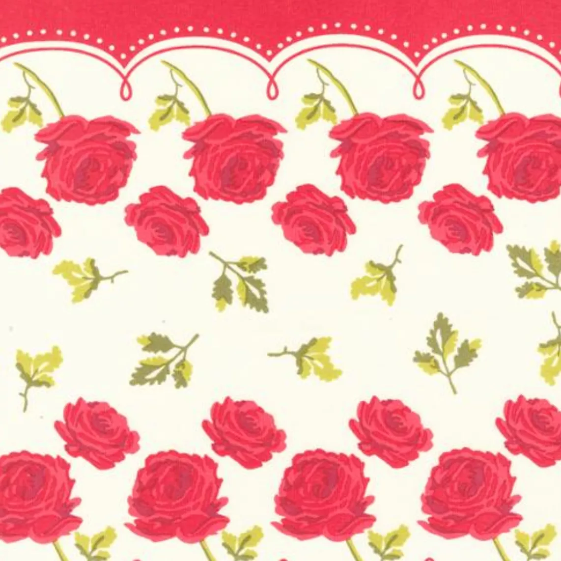 16" Classic Toweling Retro Roses