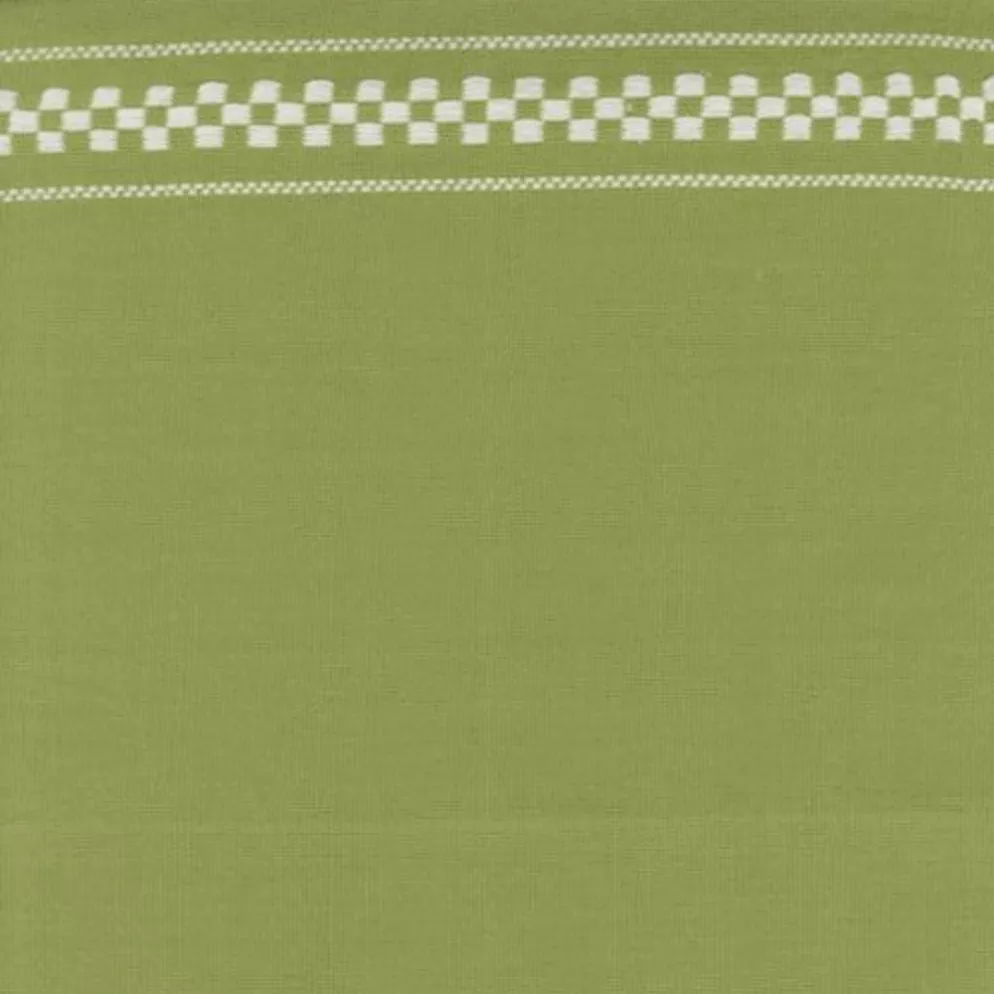 16" Rosie Toweling Woven Check Green