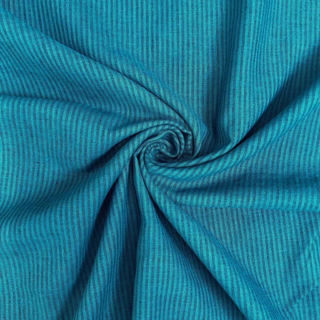 4.1oz Spring Stripe Cotton Blend - Jewel