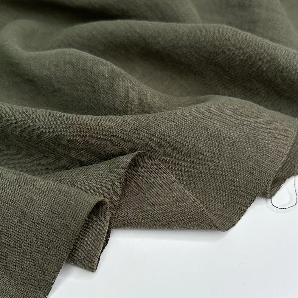 .45 MTR REMNANT 6oz Hemp - Olive