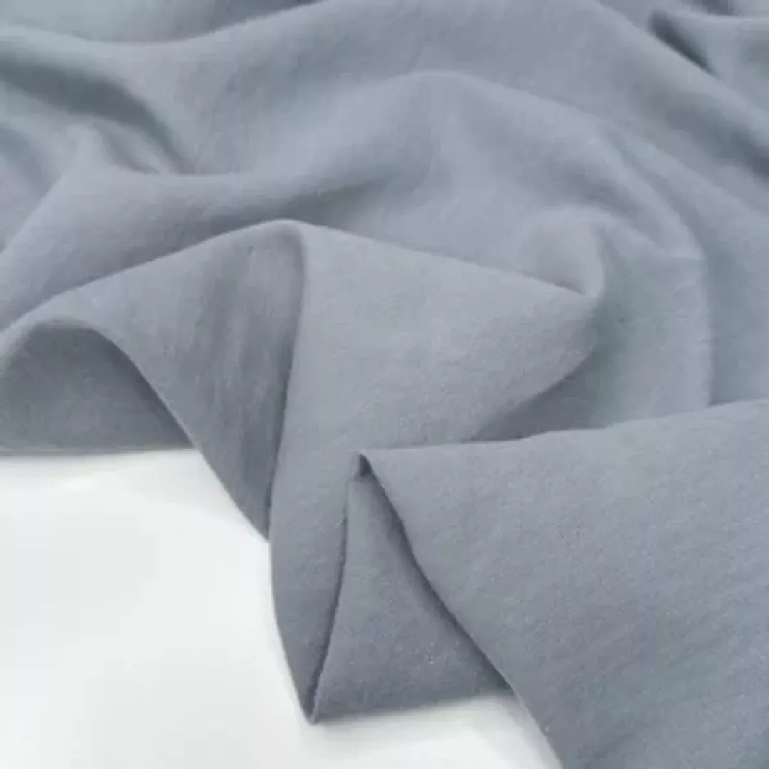 5.3oz Washed Linen/Organic Cotton Twill - Shark