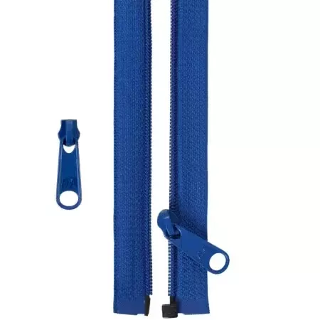 50in Separating Zipper and Extra Slide Blastoff Blue