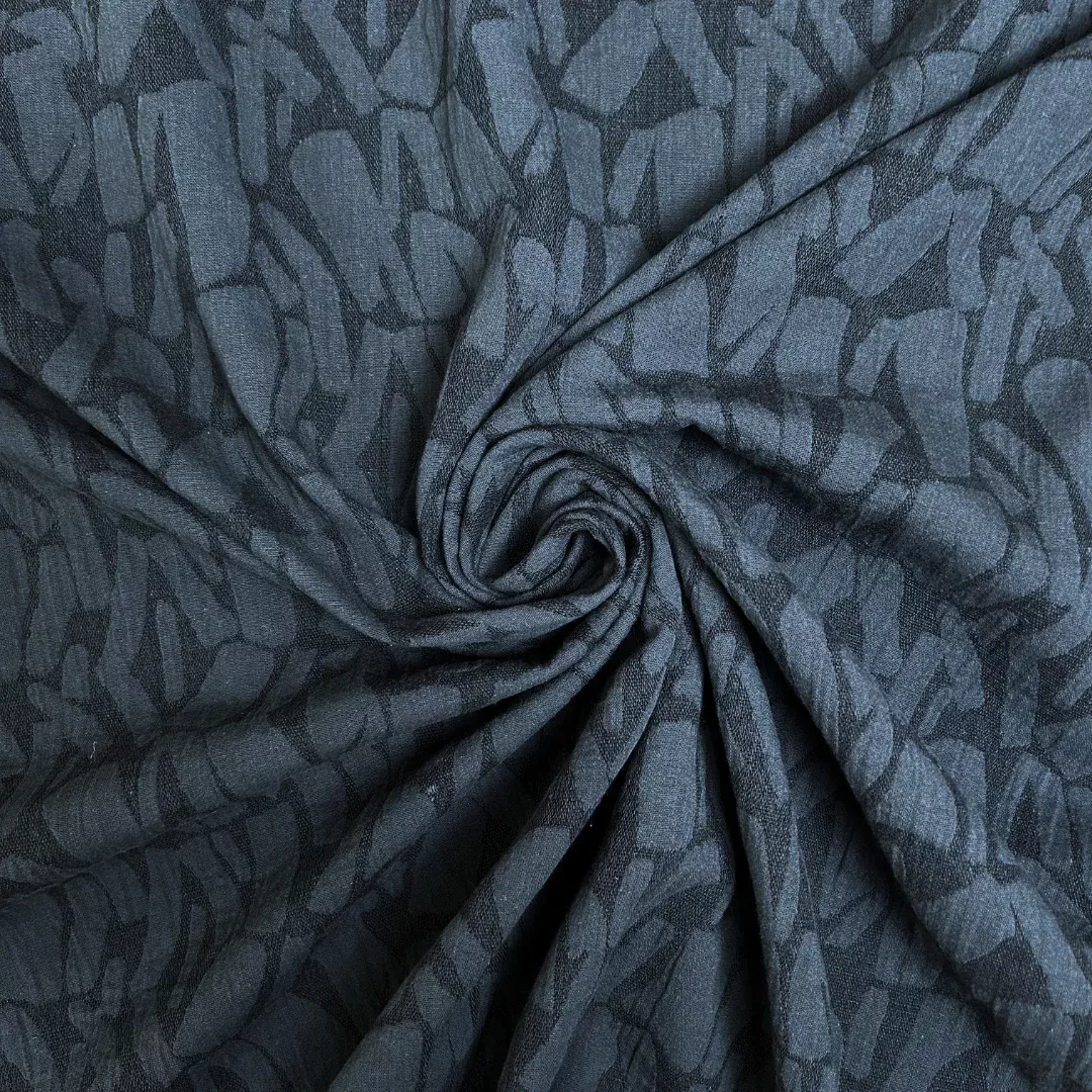 6.1oz Linen Blend Jacquard - Lagoon