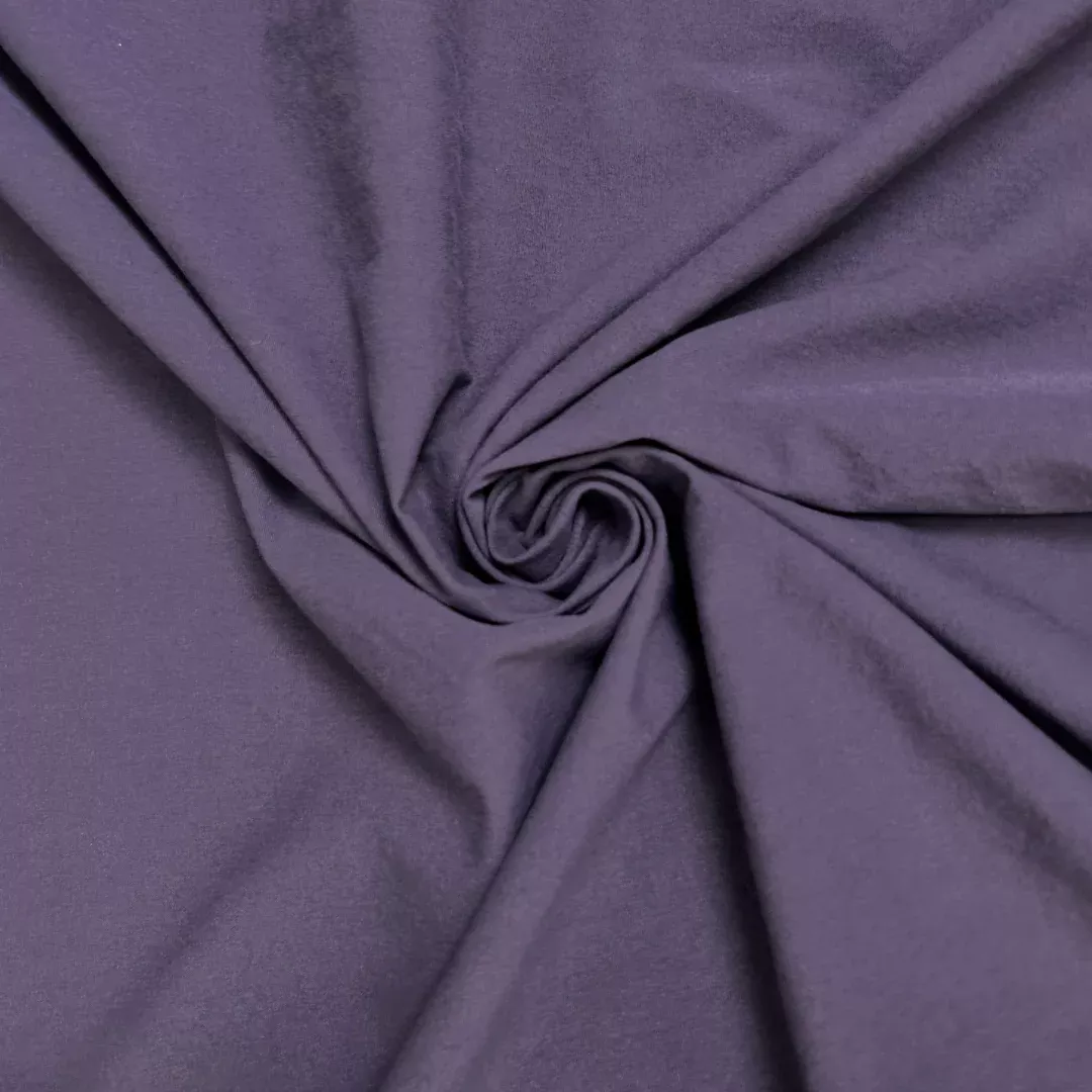 7.1 oz 100% Organic Washed Cotton - Aubergine