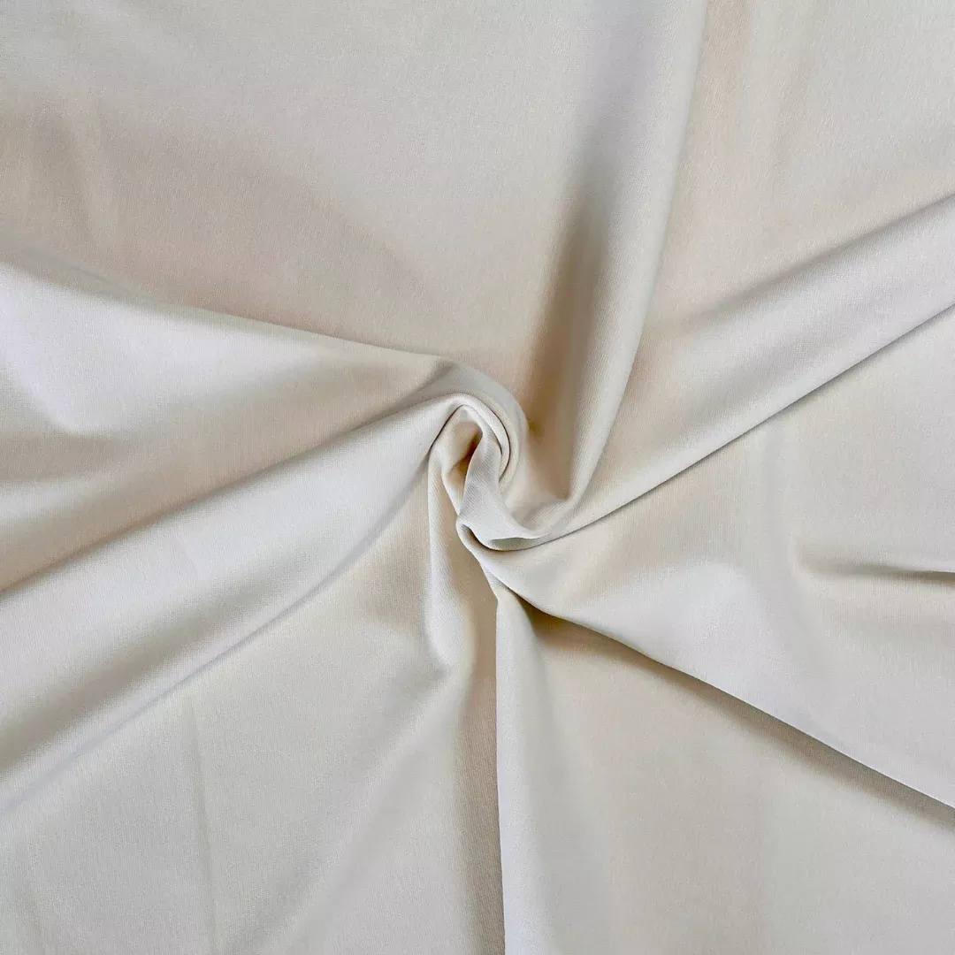 7.3oz Organic Cotton 1x1 Rib Knit - Natural