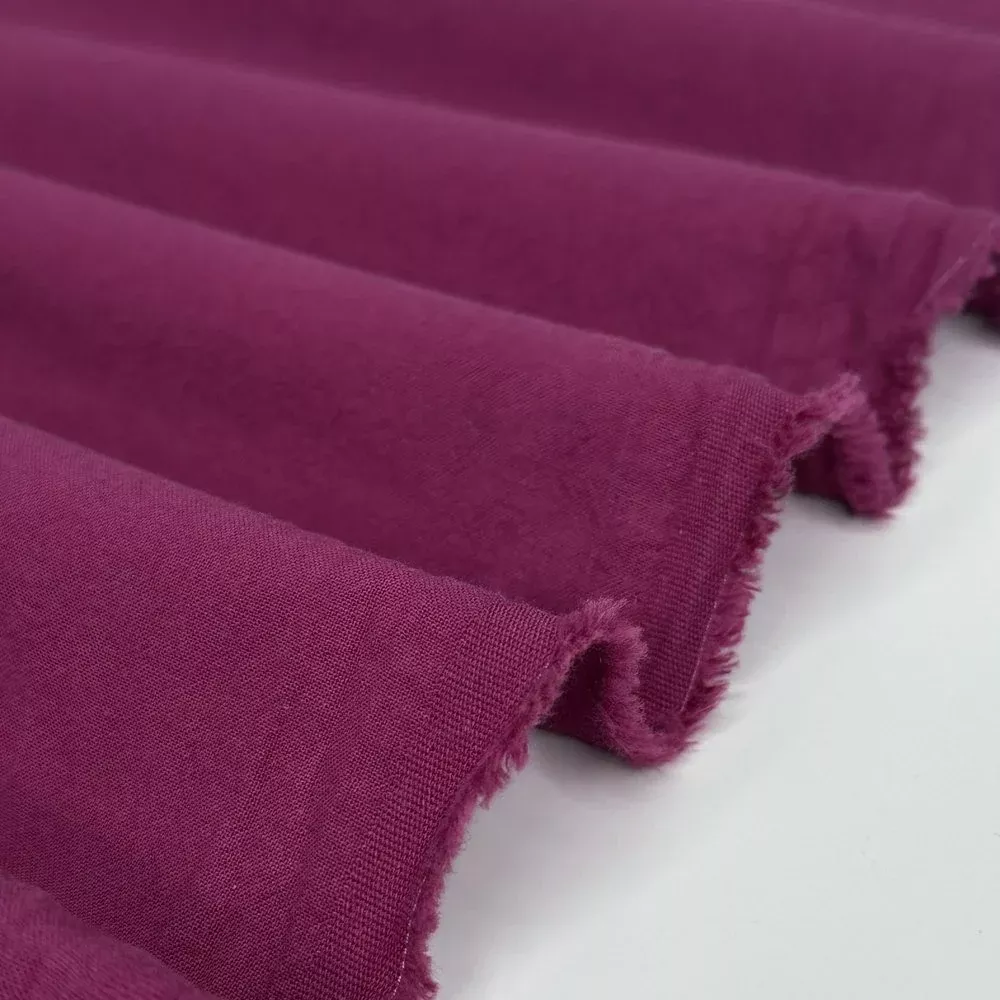 .8 MTR REMNANT 4.7oz Sandwashed Cotton - Sorbet