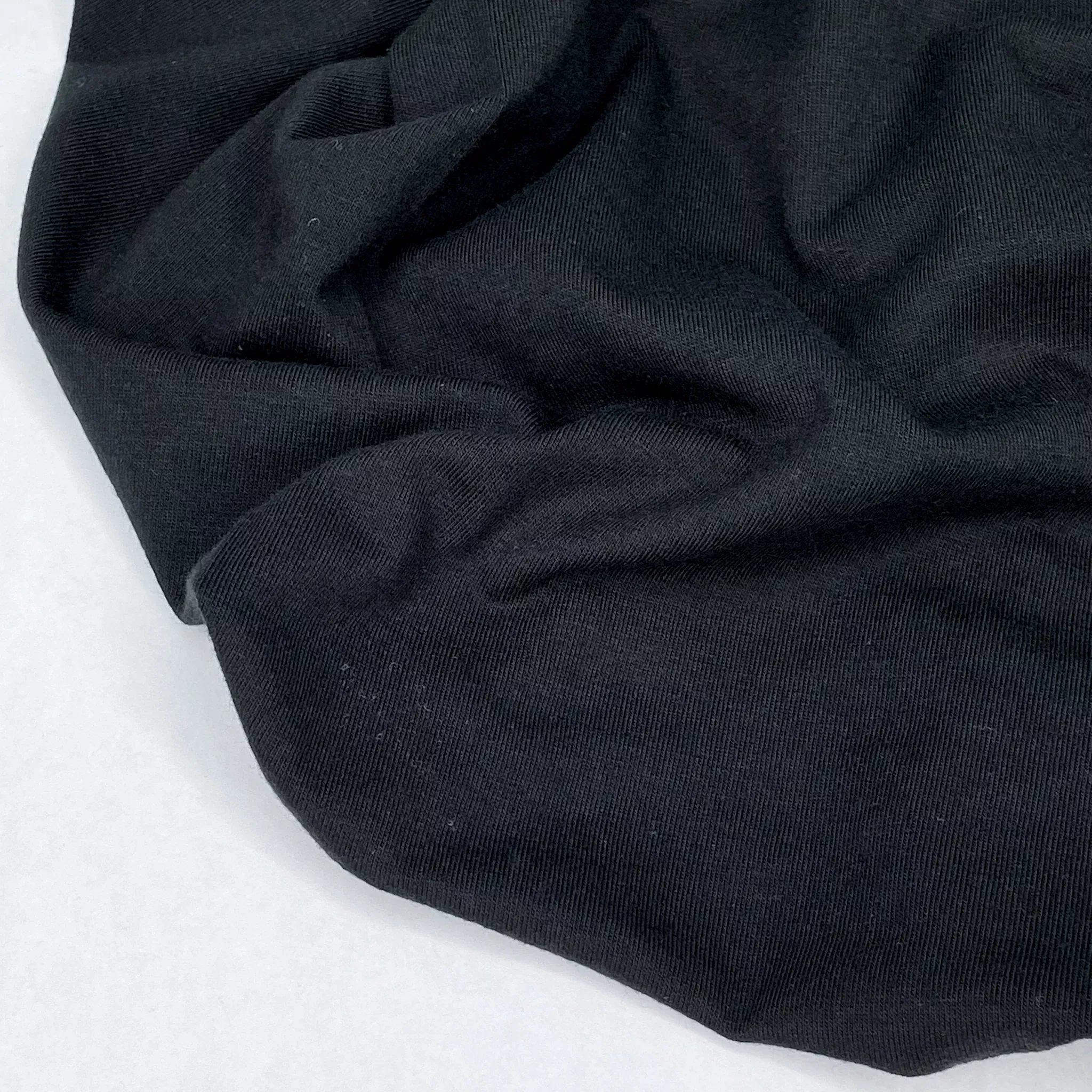 .8 MTR REMNANT 5.9oz Cotton TENCEL™ Modal Knit - Black