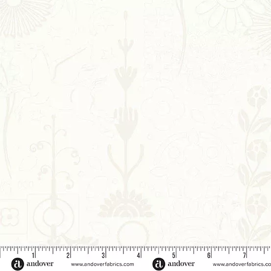 Andover - Alison Glass Sun Print Whisper - Cameo Cream Fabric