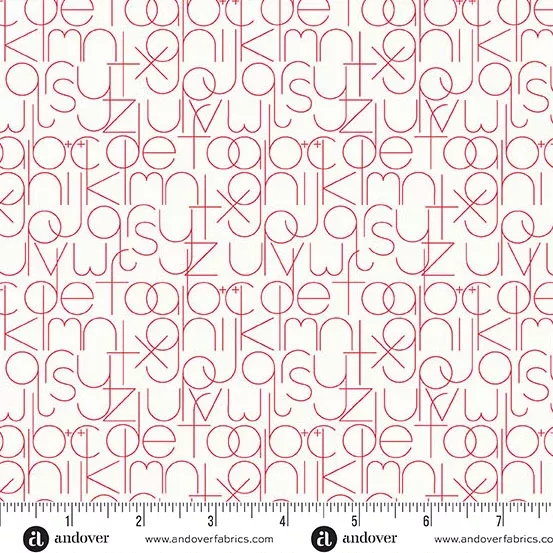Andover - Alison Glass Sun Print Whisper - Enough Valentine Fabric