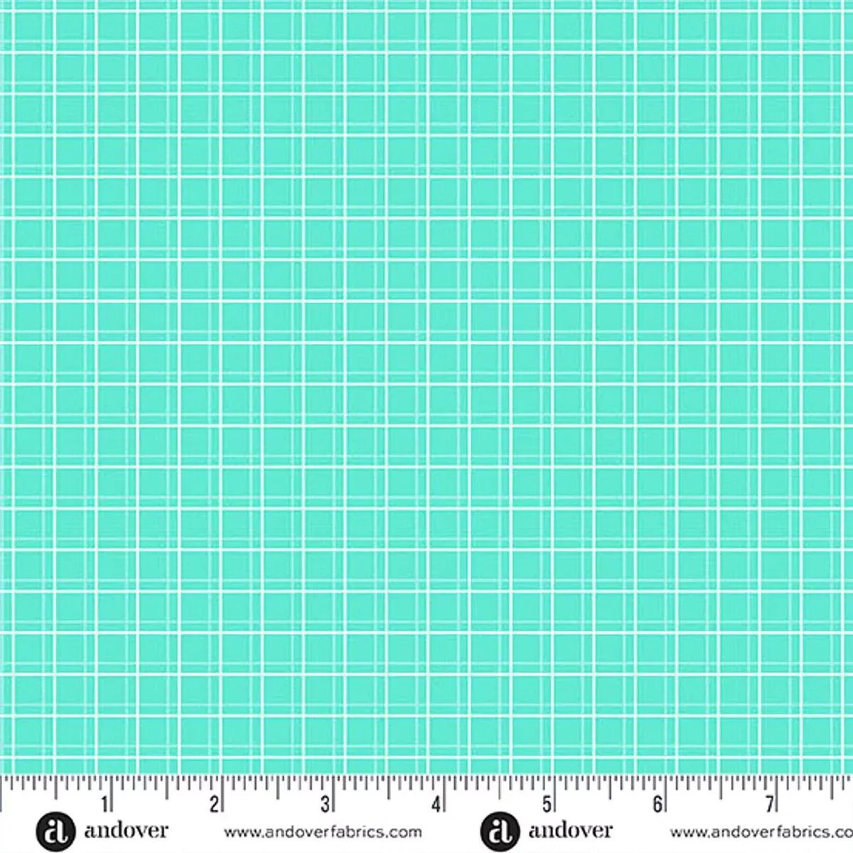 Andover - Color Pop Playground - Parallel Play Aqua Fabric