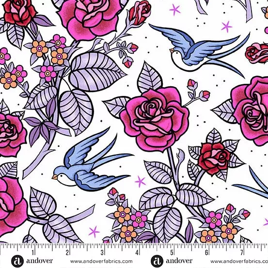 Andover - Libs Elliott Perfect Day 108" Wide Back - Perfect Day Multi Fabric