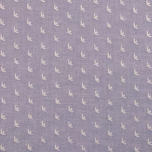 Art Gallery - Yarn-Dyed Cotton - Picnic Wovens - Jacquard - Birds - Blue Jay