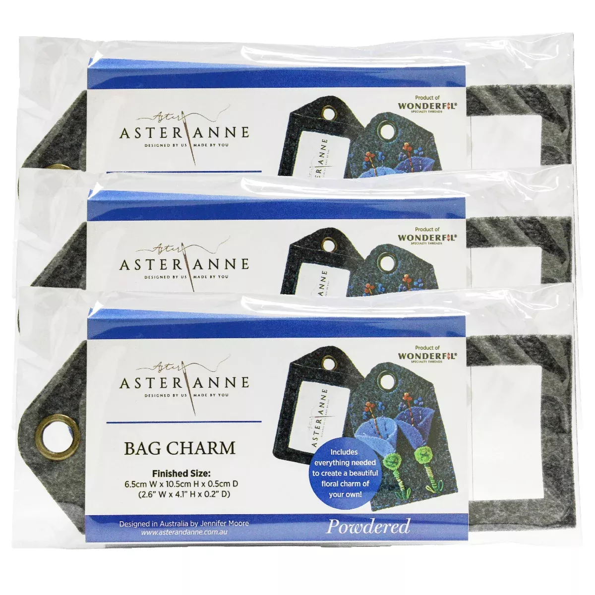 Bag Charm Kit by Aster & Anne, Powdered