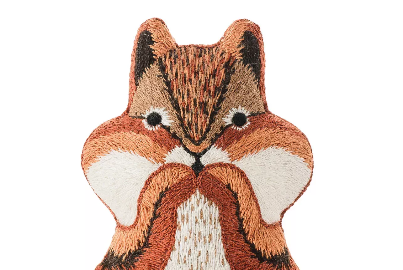 D.I.Y Embroidered Doll Kit - Chipmunk