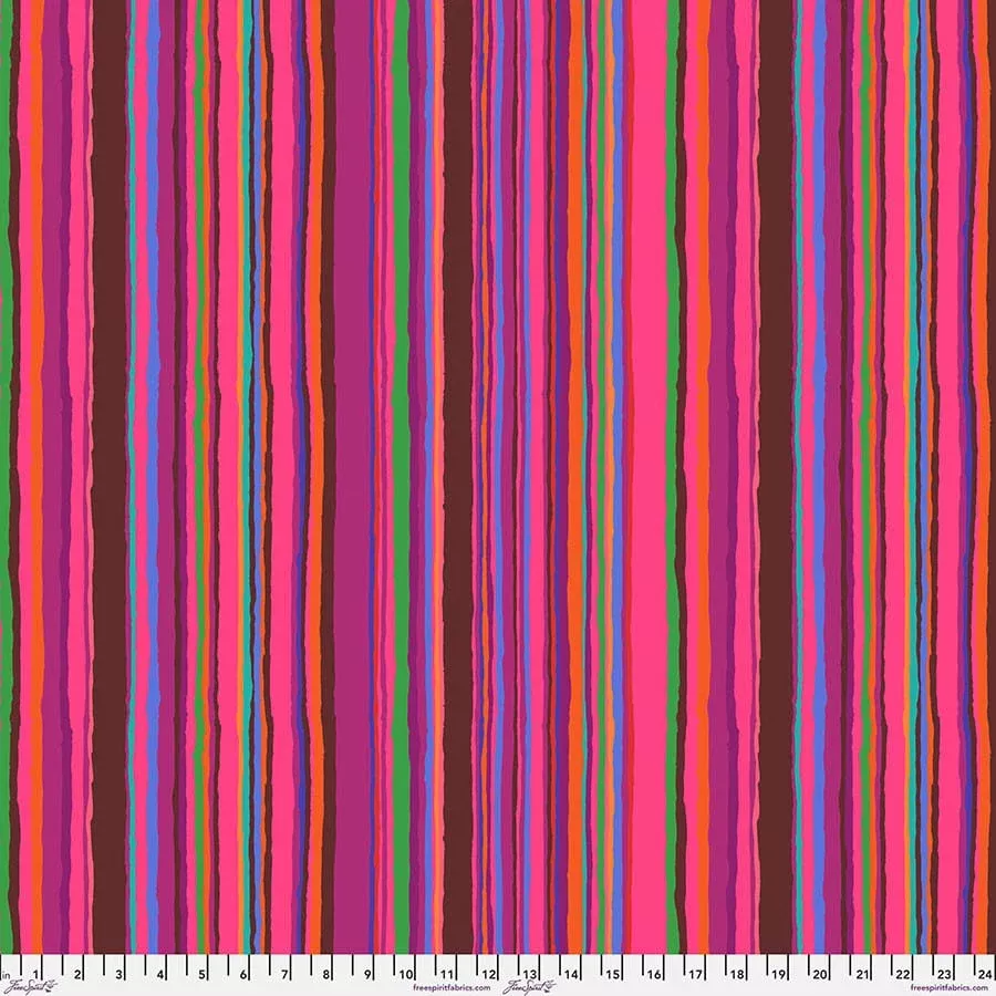 Echo Stripe, Red - February 2026 Kaffe Fassett Collective