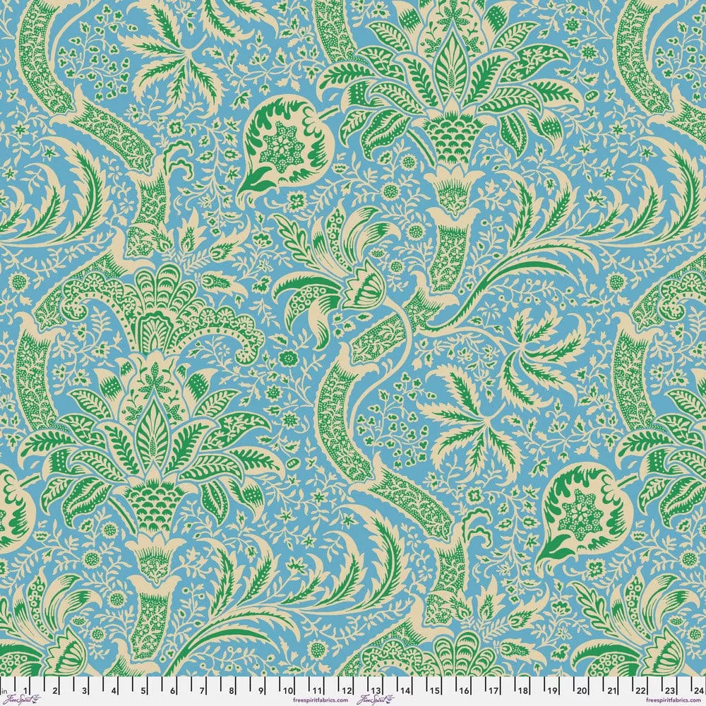 Indian - Aqua, Kaffe x Morris & Co.