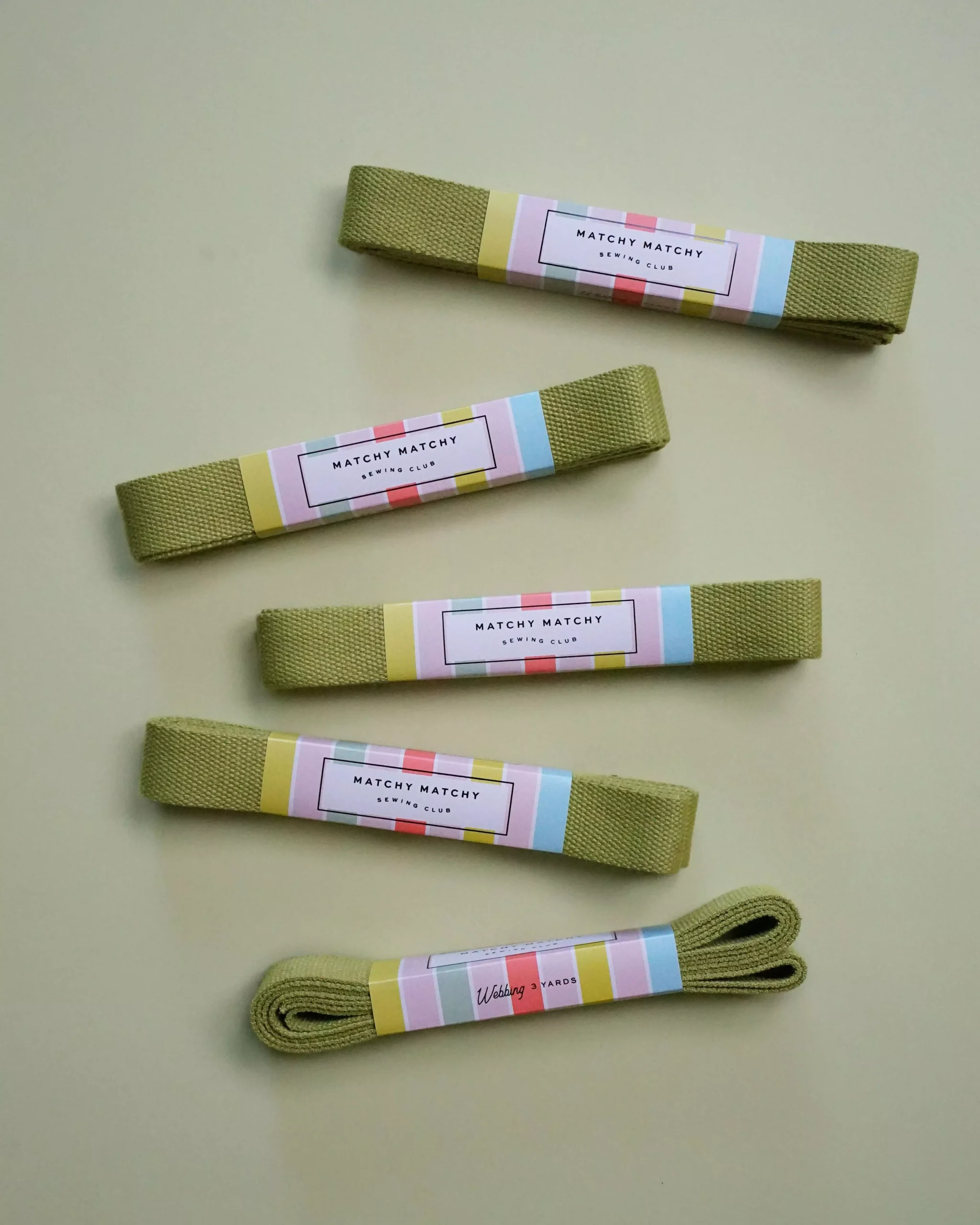 Lime Webbing: 3 yards