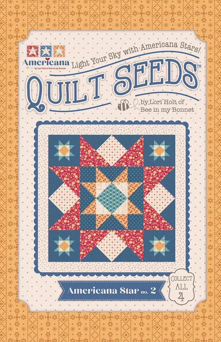 Lori Holt Americana Quilt Seeds Pattern - Star No. 2