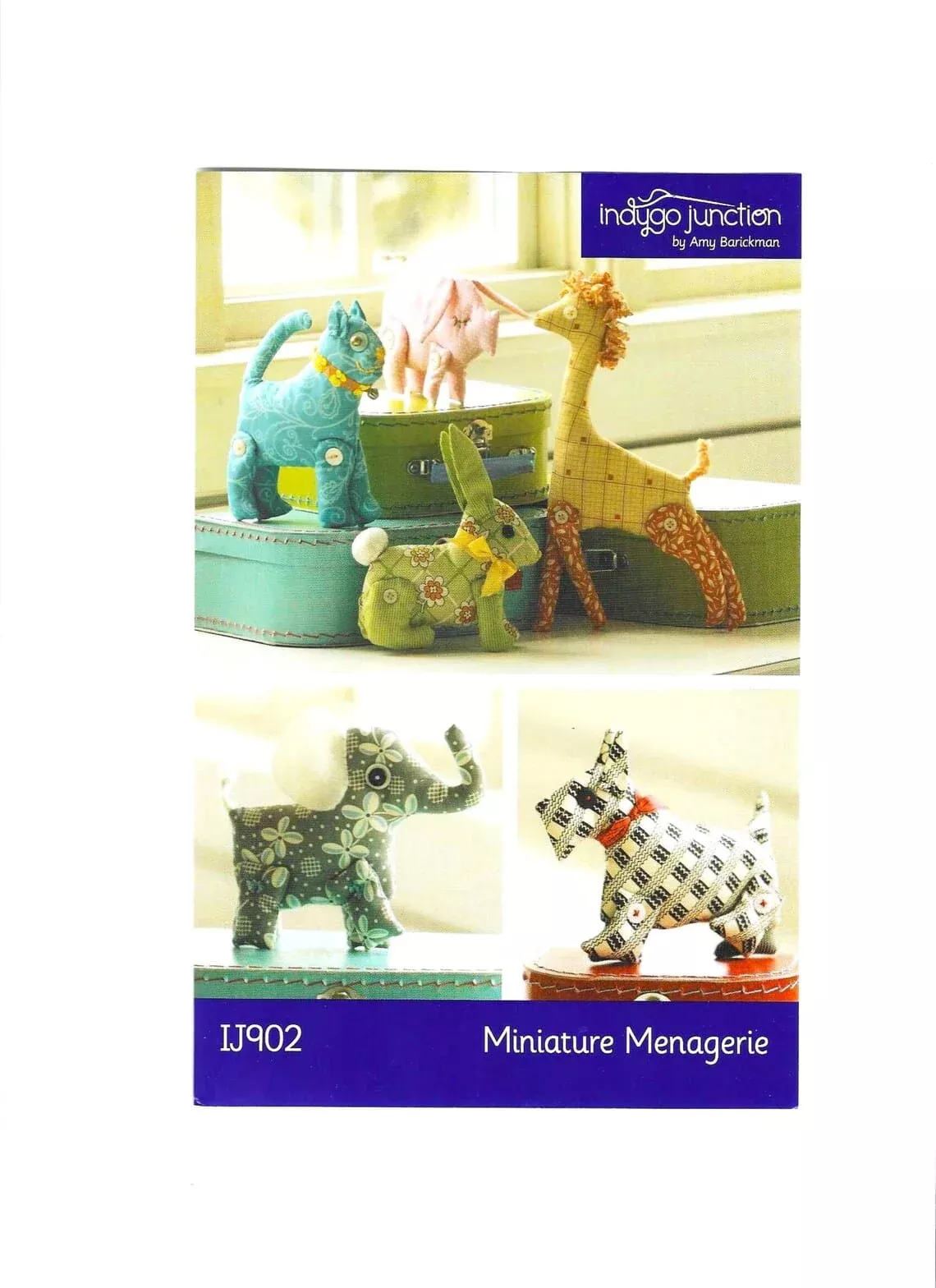 Miniature Menagerie Doll Pattern by Indygo Junction