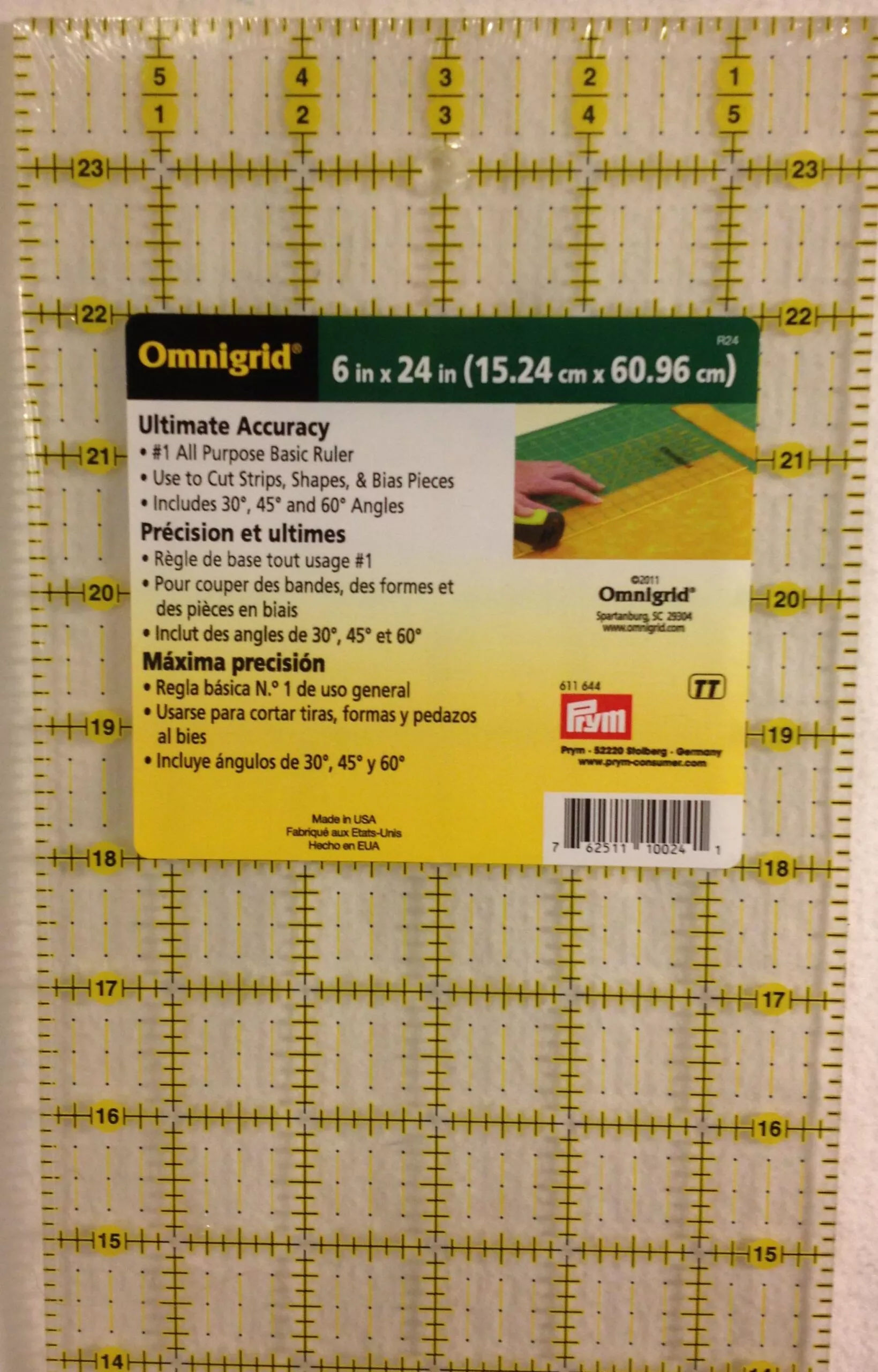 Omnigrid Ruler (6″ x 24″)