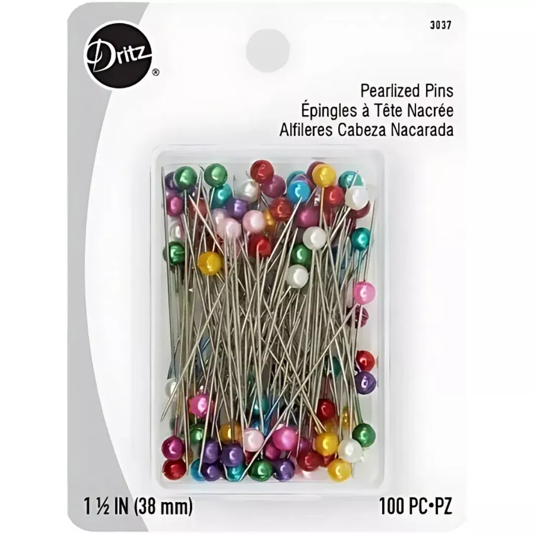 Pearlized Pins - 100 pc