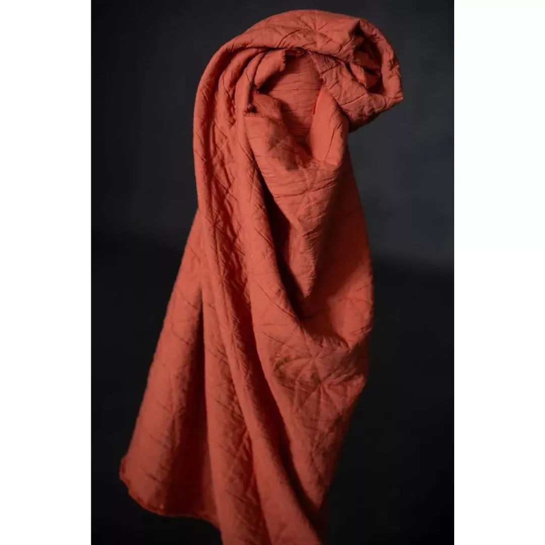Quilted Cotton Jacquard - Orange Spritz