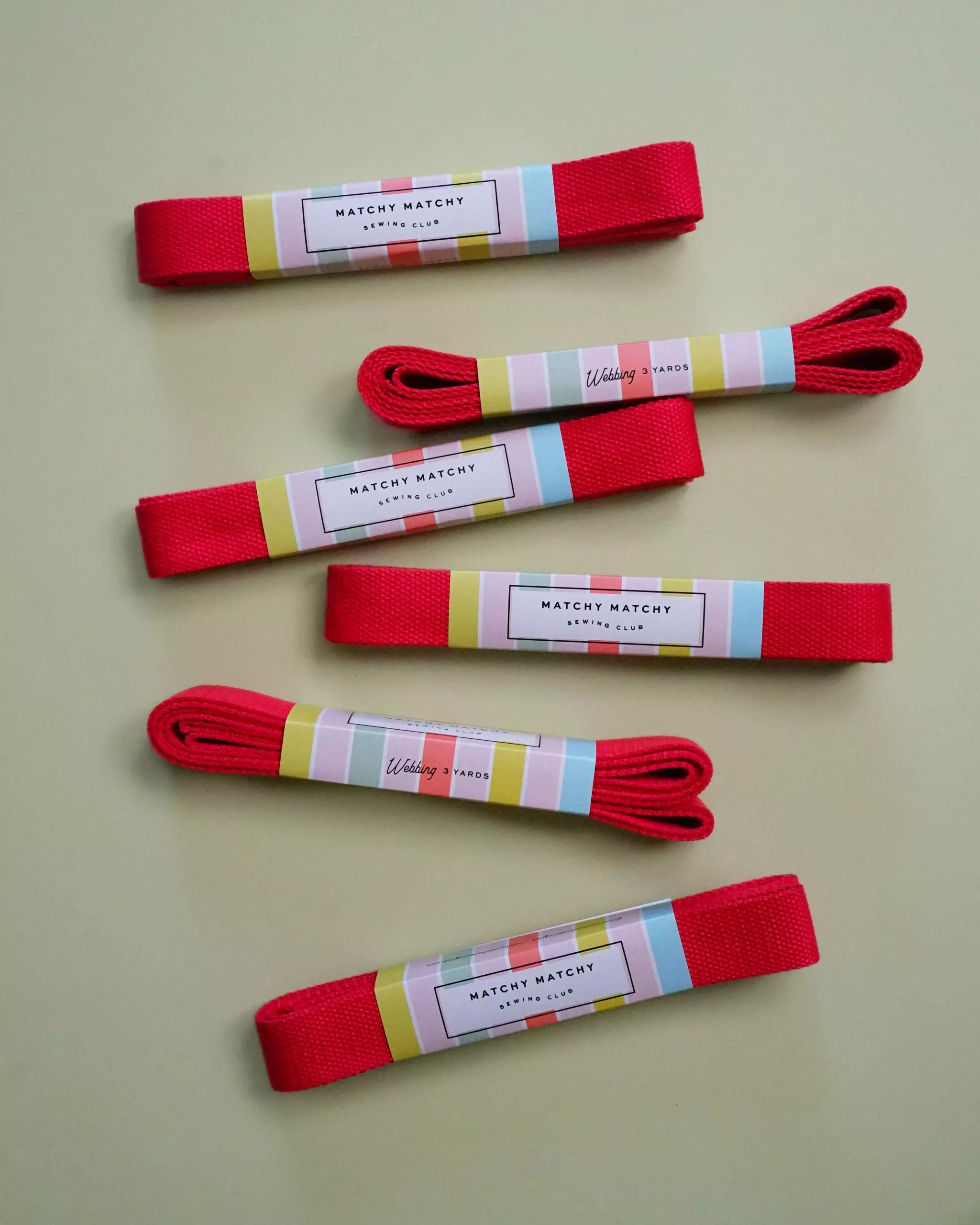 Red Webbing: 3 yards