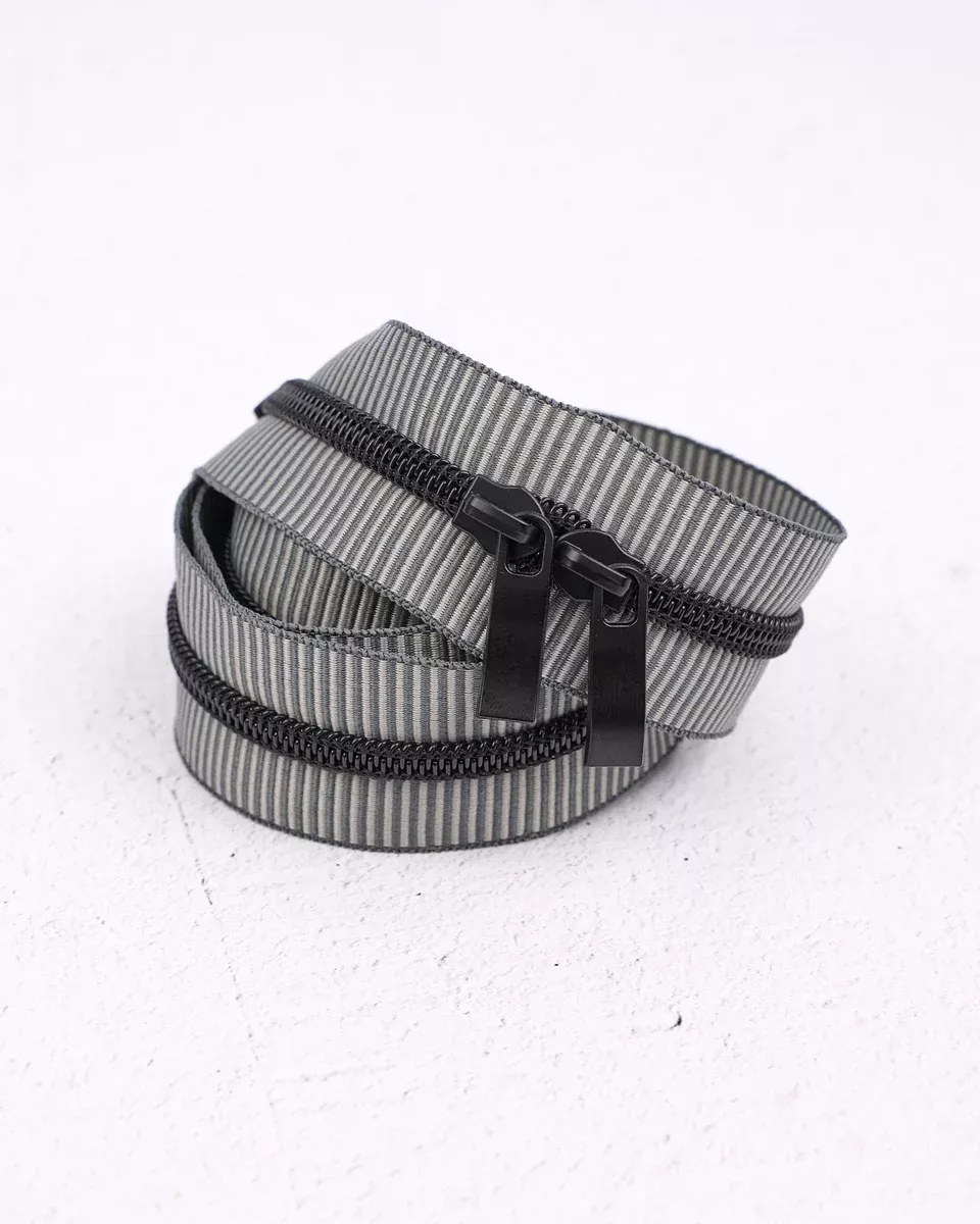 Renaissance Ribbons - 30" Zipper - Zebra