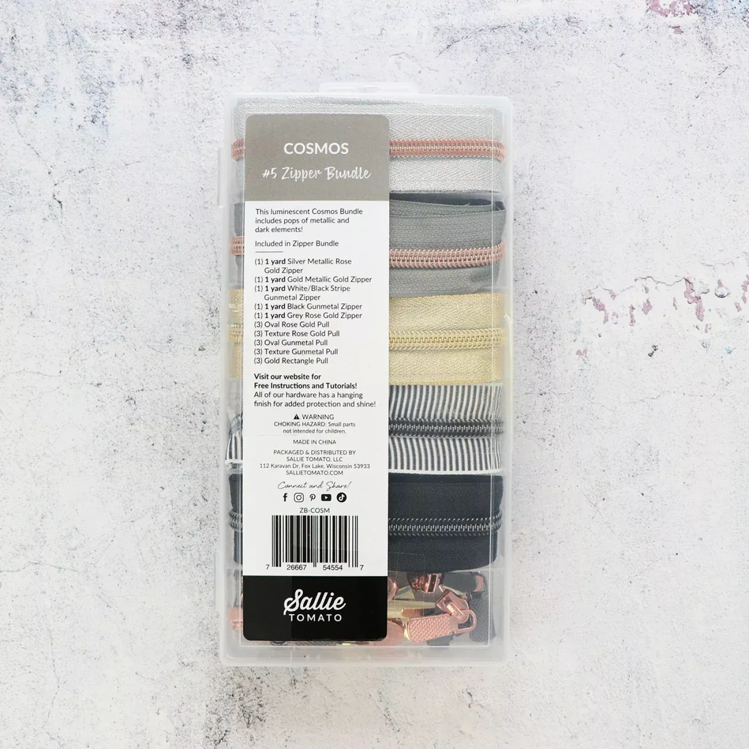 Sallie Tomato - Cosmos Zipper Bundle