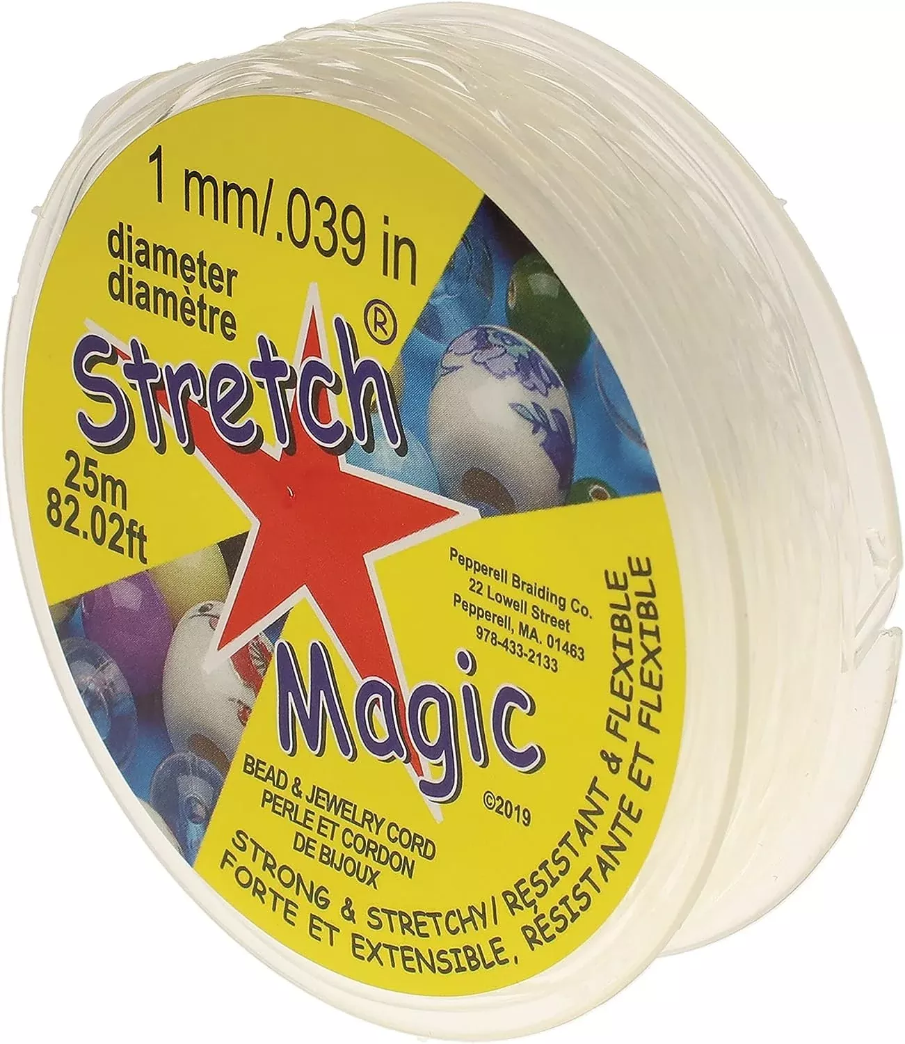 Stretch Magic Bead & Jewelry Cord - Strong & Stretchy, Easy to Knot -