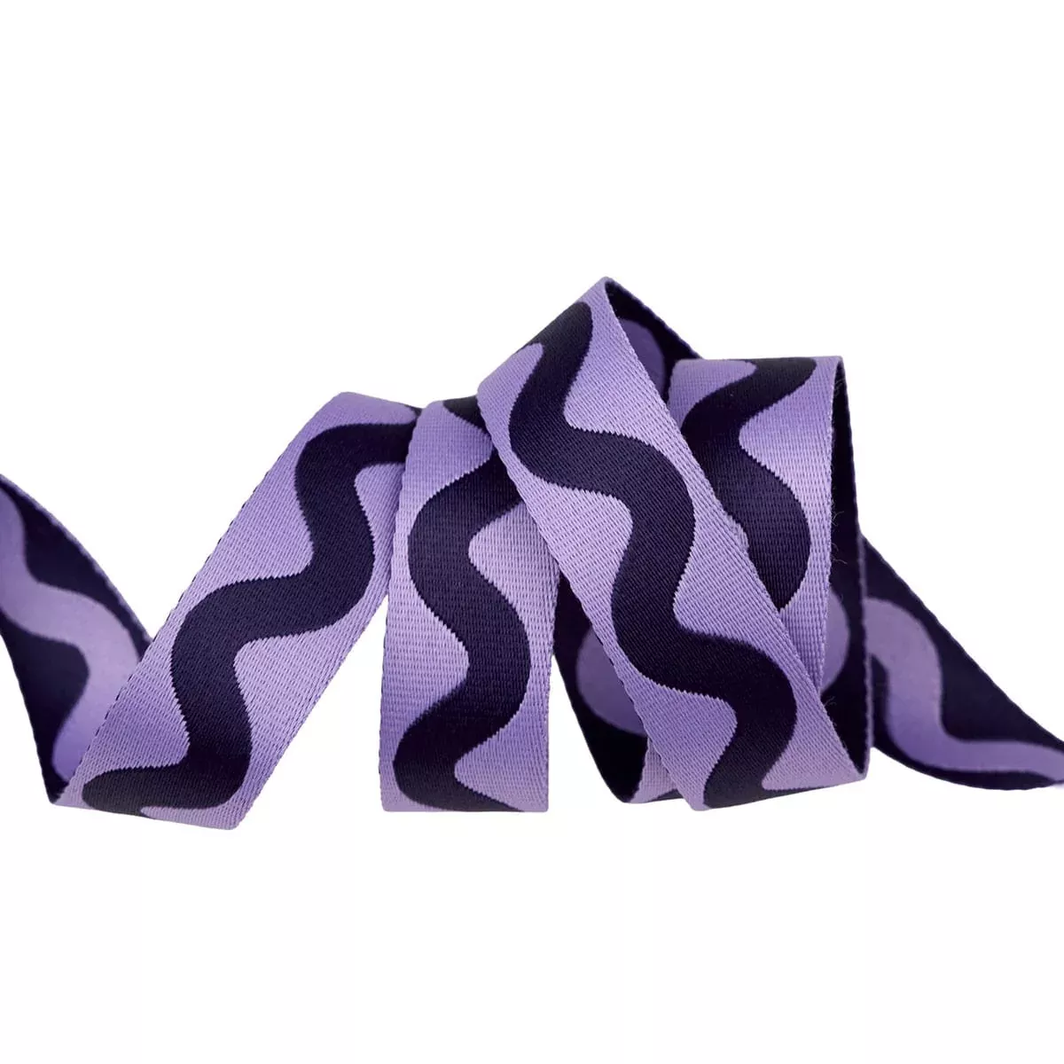Tula Pink Webbing, 1 in. wide Ultraviolet Sold Per Yard