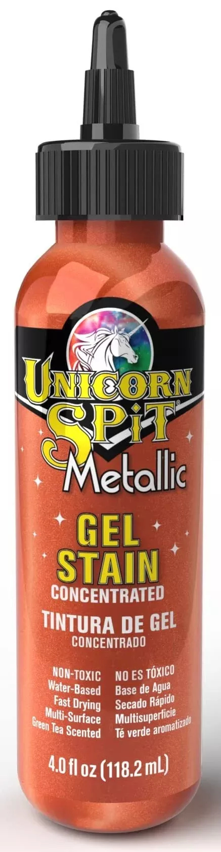 Unicorn Spit Sparkling Wood Stain & Glaze 4oz-Metallic Athena -5775-70
