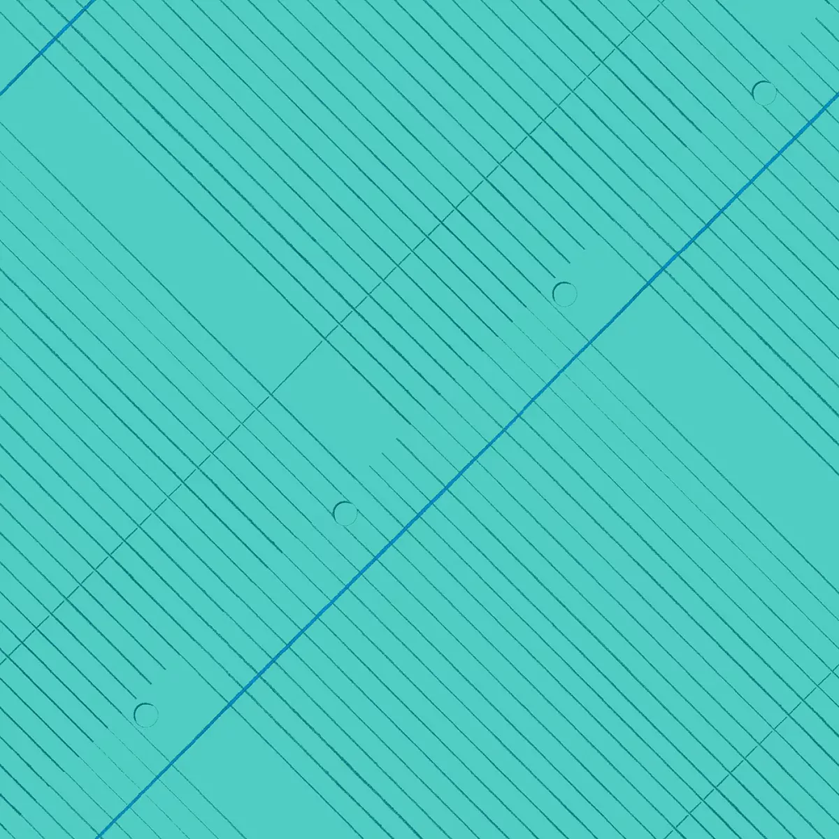 Windham - Pen Pals - College Ruled Maui Blue Fabric