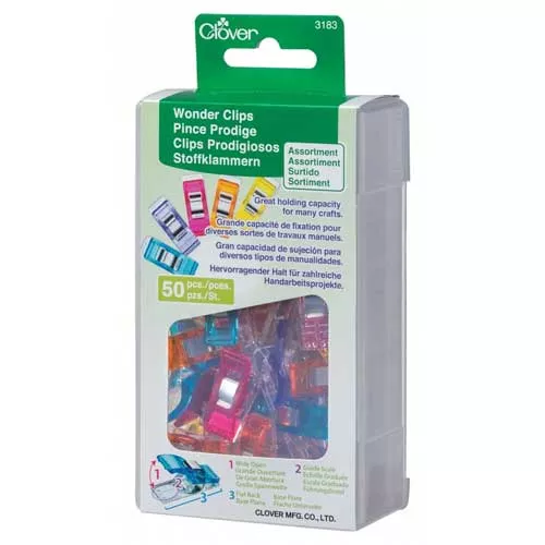 Wonder Clips, Assorted colors (50 pcs)