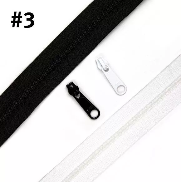 YKK Size #3 Handbag Zipper 4m (157″) With 16 Pulls