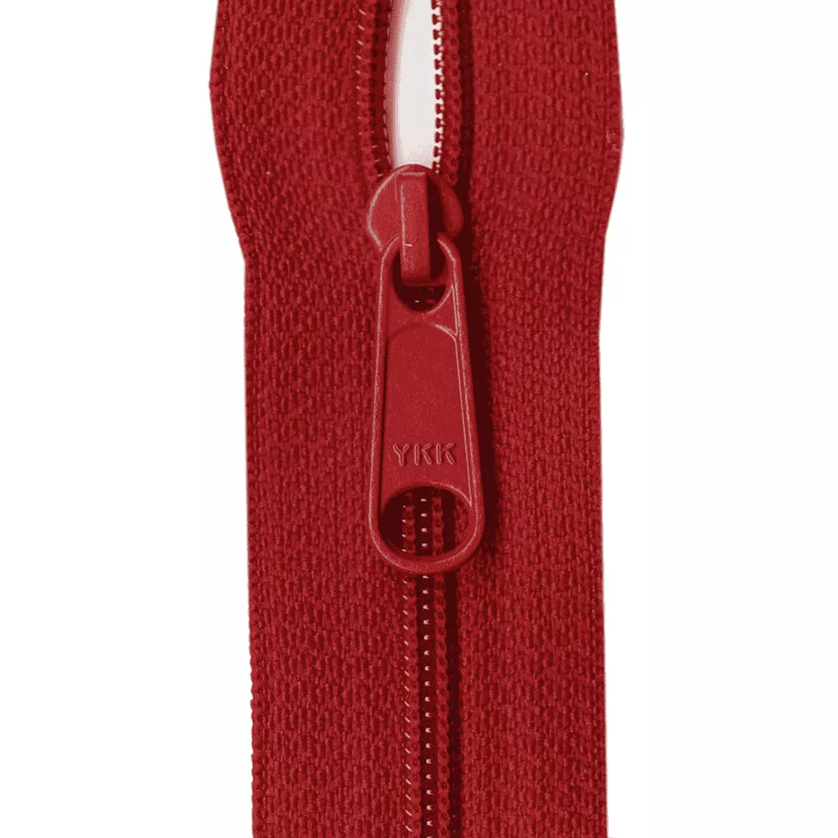 YKK Ziplon Designer Accents - 14 in -Red