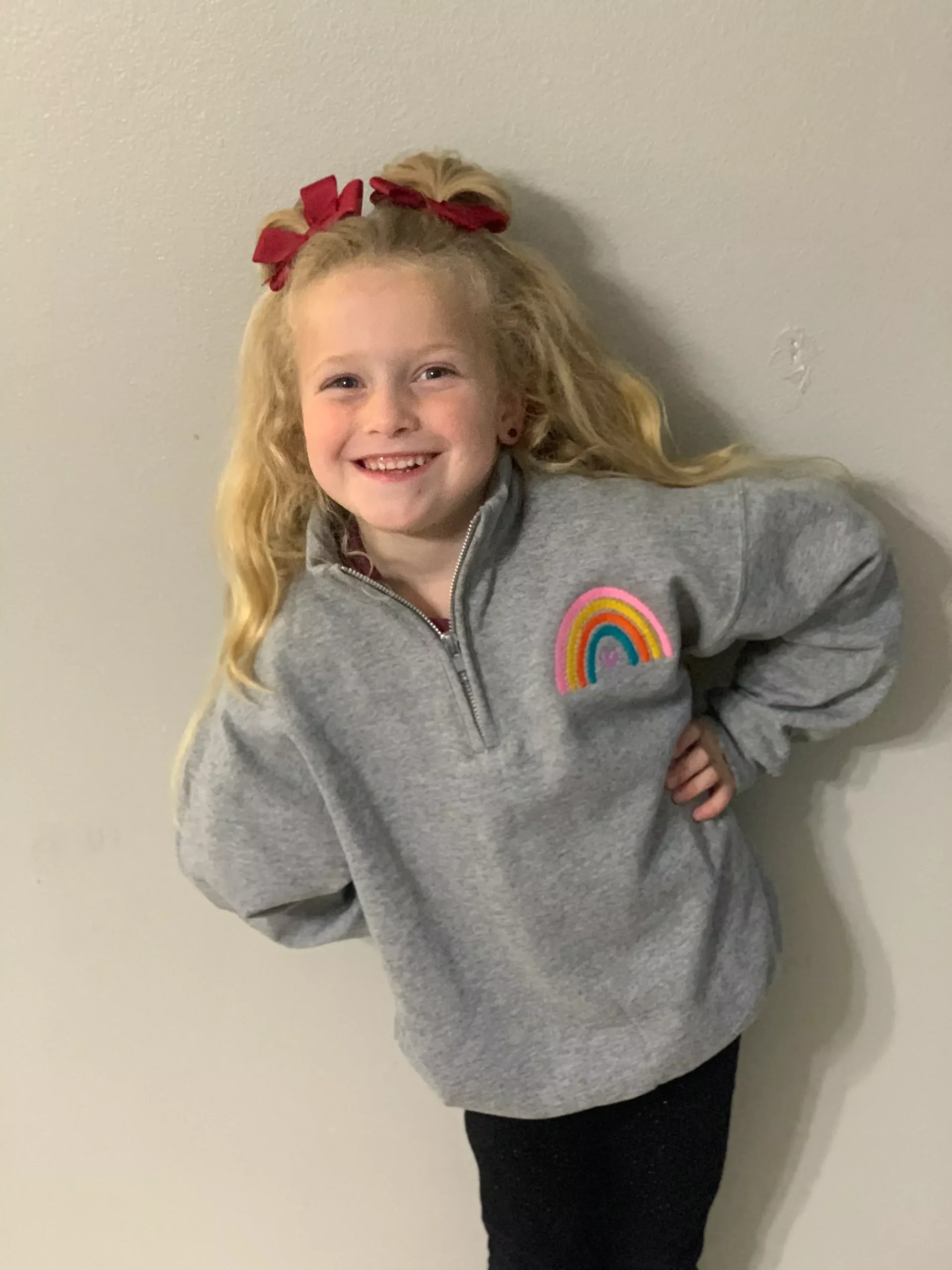 Youth Embroidered Quarter Zip
