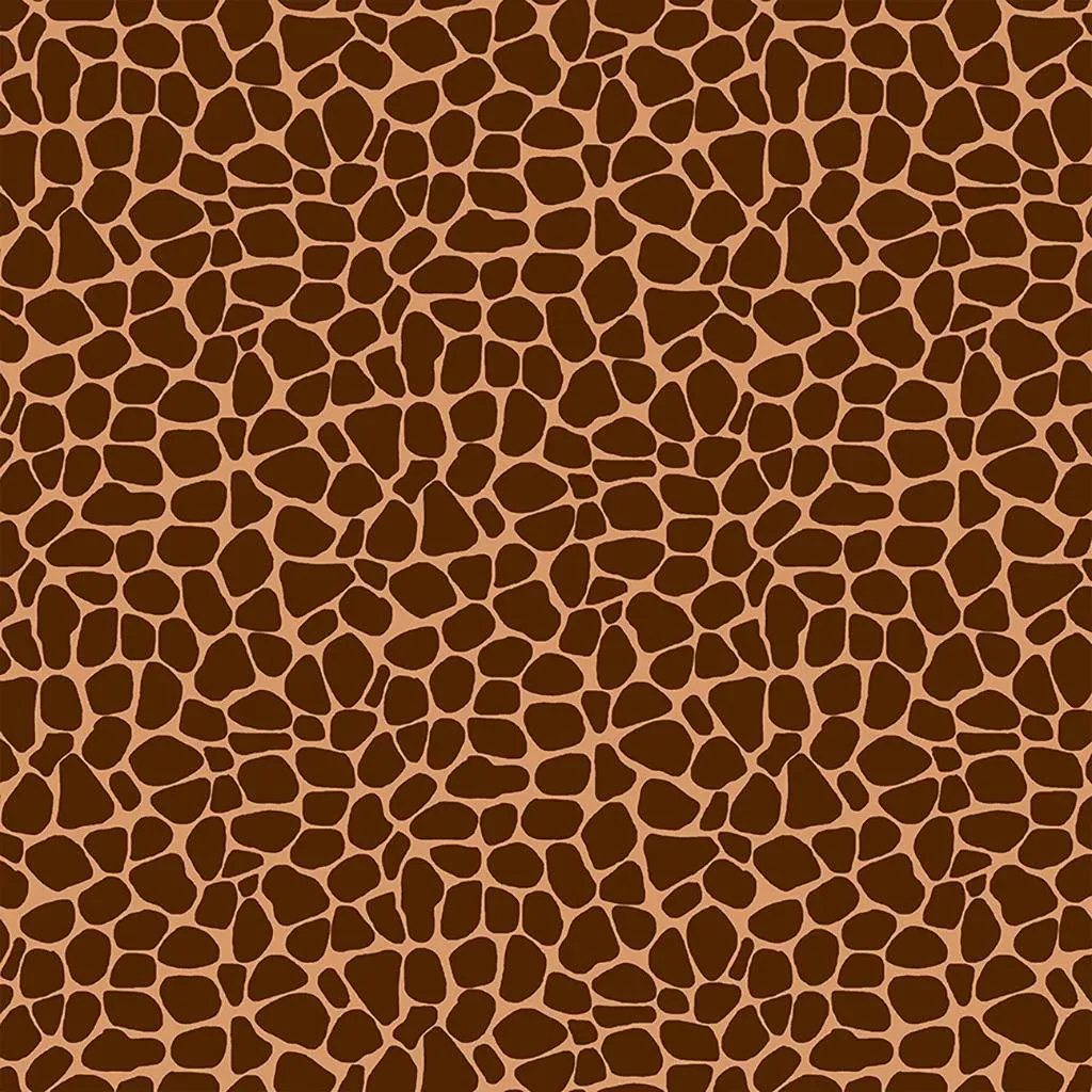 Zoe the Giraffe -Giraffe Skin Print Brown