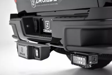 ZROADZ 2.5" STEP MOUNT KIT WITH TWO 3" LED LIGHT PODS 2011-2016 6.7L FORD POWERSTROKE -FOR USE WITH MOST 2.5" HITCH RECEIVERS