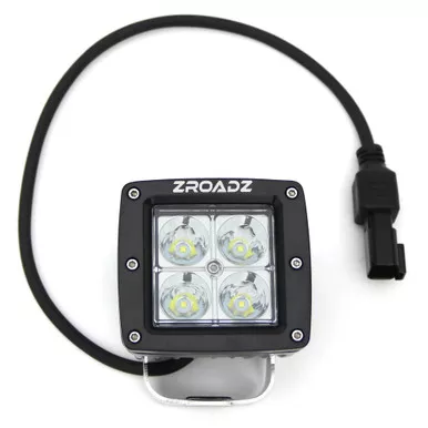 ZROADZ 3" SQUARE LED SPOT LIGHT POD 2008-2010 6.4L FORD POWERSTROKE - CUBE LED LIGHT - SPOT BEAM